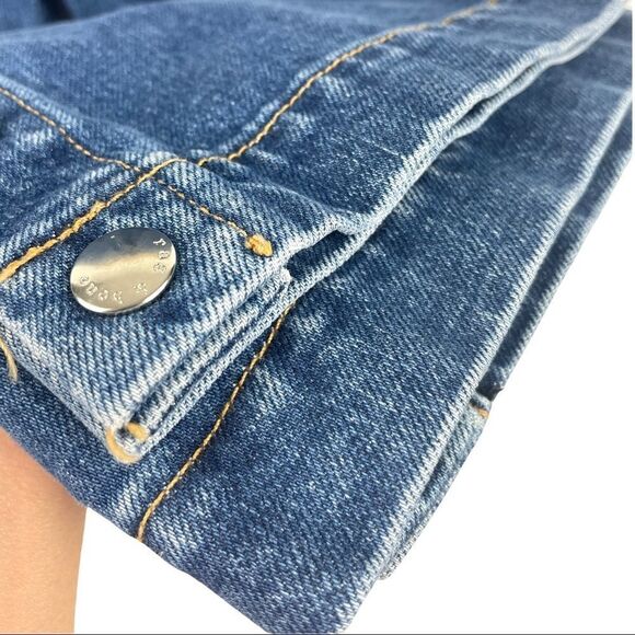 Nwot Rag & Bone Dylan Snap Button Straight Leg High Waist Jeans Size 24 - Picture 13 of 16